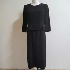 ソーシャルタイム 東京ソワール【9号】ブラックフォーマル　ワンピース　喪服