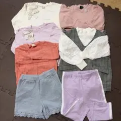 8点セット　プティマイン　キッズ 長袖カットソーセット