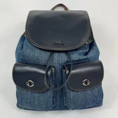 ♦最終♦美品 COACH リュック デニム シグネチャー ターンロック 2025年最新】coach リュック デニムの人気アイテム - メルカリ