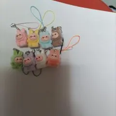 LABUBUラブブキーホルダー 8個セット