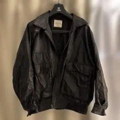 FREAK'S STORE フェイクレザージャケット ブラック Fのサムネイル
