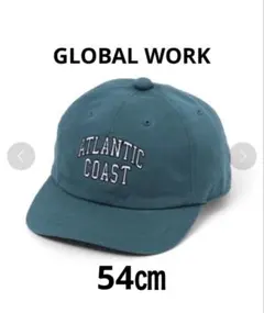 キャップ GLOBAL WORK 洗える抗菌ロゴCAP キッズ 帽子