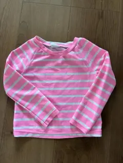 baby GAP ラッシュガード 18-24ヶ月 ピンクストライプ