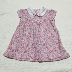 bebe reduction 花柄ワンピース M 80-90㎝のサムネイル