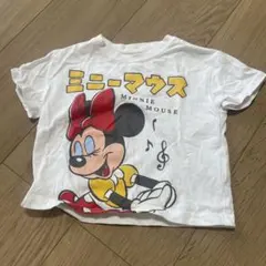 ミニーマウス プリントTシャツ ホワイト 100 - メルカリ
