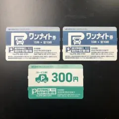 金沢駅 西口 時計 駐車場　ワンナイト券　2枚、他のサムネイル