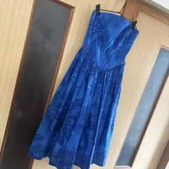 블루 베어 탑 훌라 댄스 드레스