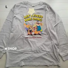 ディズニー チップとデール レスキューレンジャー 長袖 ロンt L