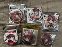 ホロライブ 宝鐘マリン 缶バッジ 6個セット