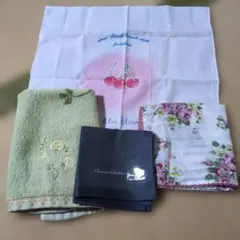 4枚セット ハンカチ タオル