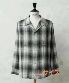 WAIPER×TOWN CRAFT オンブレ ループカラーシャツ　L