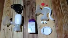 ピジョン 搾乳器　母乳アシスト　手動　自動　アダプター　パーツ欠損あり