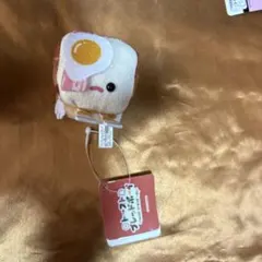 Qプラ　トーストブレッドボーイ　ぬいぐるみ　ベーコンエッグ