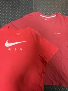 Nike レッド Tシャツ　2枚セット