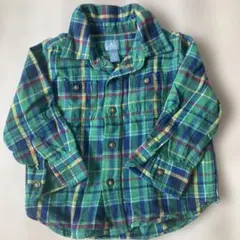 baby GAP 長袖チェック柄シャツ　90cm