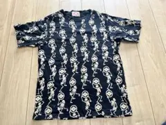 メルカリ便　匿名配送EVISUスケルトンプリント ネイビー Tシャツ サイズ38
