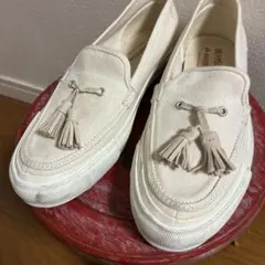 BEAMS BOY × MOONSTAR キャンバス タッセル スリッポン 23のサムネイル