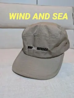 WIND AND SEA キャップ ベージュ