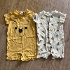 H&M くまのプーさん ロンパース 2枚セット 80cmのサムネイル