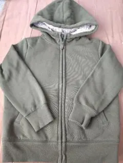 UNIQLO ユニクロ ボアスウェットフルジップパーカ 120センチ ③