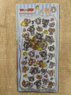 正規品　トムジェリ　トムとジェリー　プチドロップステッカー　うるちゅる　トム&