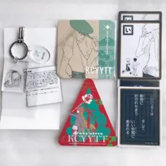 新品　HUNTER×HUNTER カイト　クリアベースキーホルダー　カルタ