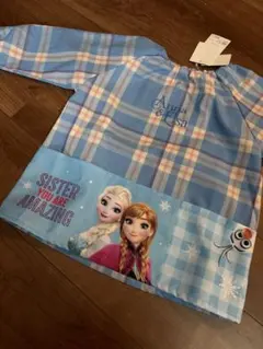 【120cm】 アナ雪 ディズニー スモック バースデイ 入園準備