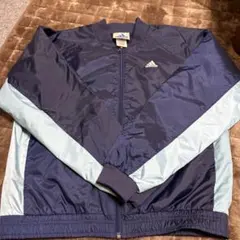 adidas ネイビー/ライトブルー ジャージ M