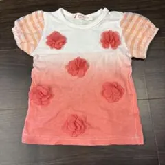 Will Mery 花モチーフ グラデーション Tシャツ 90cmのサムネイル