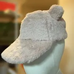 メゾピアノ クマ耳付き帽子