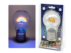 LED　虹　デザイン　電球　USB接続