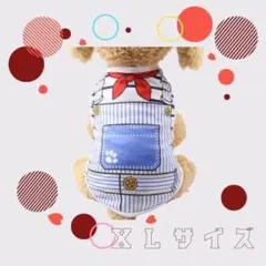 新品　犬服　XL　赤スカーフ　デニム　男の子　女の子　タンクトップ　Tシャツ