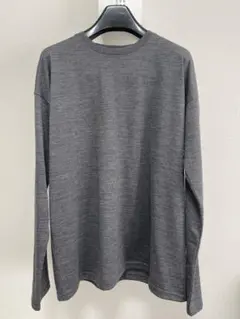 MB ハイエンド尾州ウールTシャツ ジャストフィット 黒 グレー 2枚