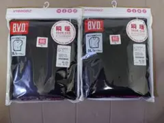 【未使用新品】B.V.D. 瞬暖 ３Ｌ大きいサイズ　インナーシャツ黒 2枚セット