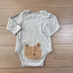 【美品】babyGAP くまロンパース　6-12 70