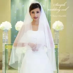 ウェディングベール 80×120