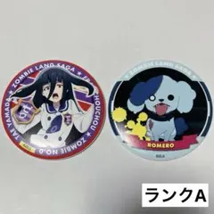 ゾンビランドサガ ZK CAFE 缶バッジ 山田たえ ロメロ Aのサムネイル