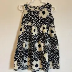 花柄ワンピース 1歳前後（80-90サイズ）
