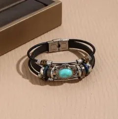 ターコイズ ヴィンテージ 古着 ブレスレット バングル メンズ 男女兼用 石