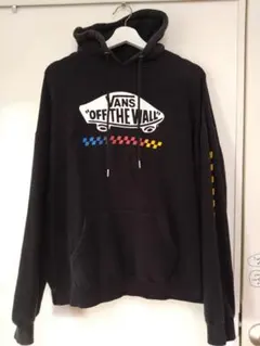 VANS OFF THE WALL ブラックパーカー Lサイズ