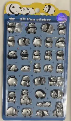 ボンボンドロップシール　パンダ