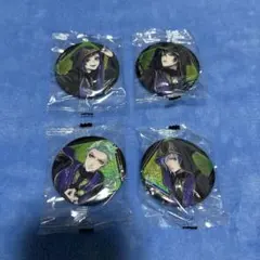 ツイステ　カプセル缶バッジ　マレウス　リリア　シルバー　セベク