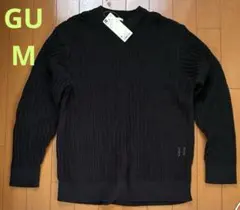 タグ付き新品未使用 GU メンズ ニット長袖 Mサイズ 春先