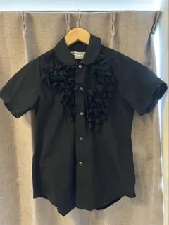 ★希少★COMME des GARCONS★90s★レース シアー ブラウス★黒 ☆希少☆COMME des GARCONS☆90s☆レース シアー ブラウス☆黒