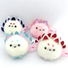 値下げ　ちょコンと九尾さまふわふわぽんぷれみあむ参　マスコット 4種セット