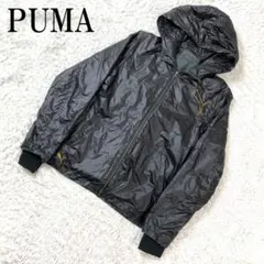 プーマ ジャンパー ナイロン ライナー付き フリース 黒 L B2414