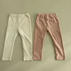 【美品】ホワイト ピンク パンツ 2点セット