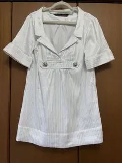 ザラ　ストレッチチュニックシャツ