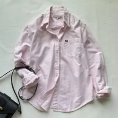ポロジーンズ ラルフローレン シャツ ピンク Lサイズ　ボタンダウンシャツ　長袖