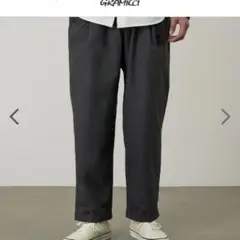 GRAMICCI 新品タグ付　ツイルタックテーパード パンツ スラックス グレーのサムネイル